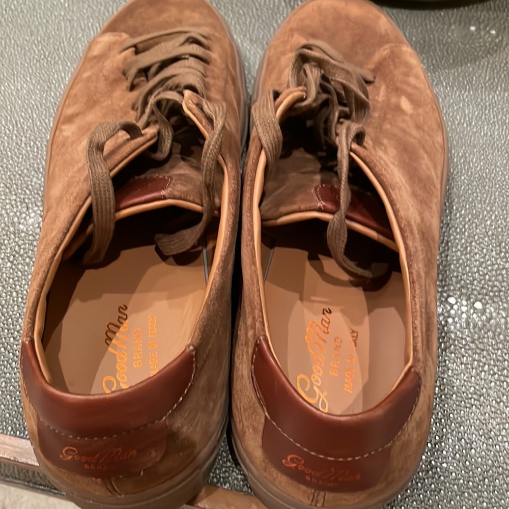 Good Man Brand Brown Suede Sneakers - Picture 4 of 5
